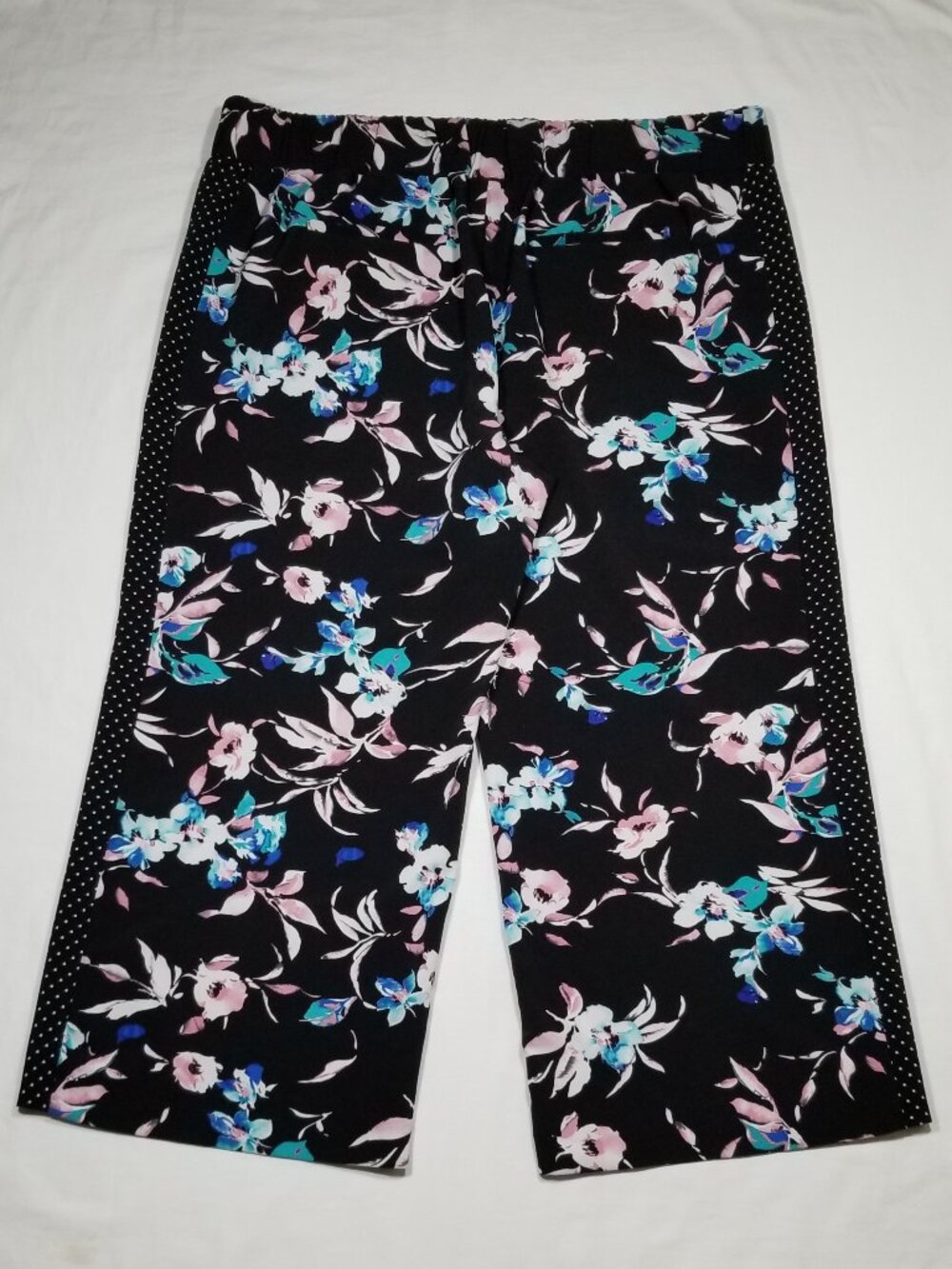 LANE BRYANT The Allie Wide Leg Pants Floral Polka Dot 7103E1M - Picture 2 of 8